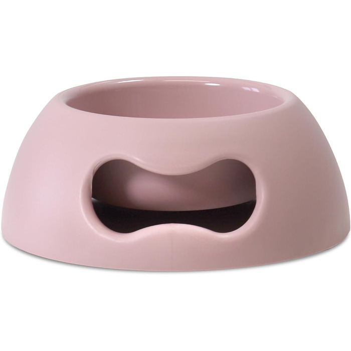 Миска для собак UNITED PETS Pappy, екологічна, зроблена в Італії, 1100 мл (Рожева, S)
