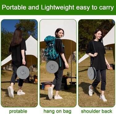 Складний стілець Upgrade XXL з подушкою, сірий. Міцний, для дорослих, вантажопідйомність 1000 фунтів, для кемпінгу, подорожей та активного відпочинку