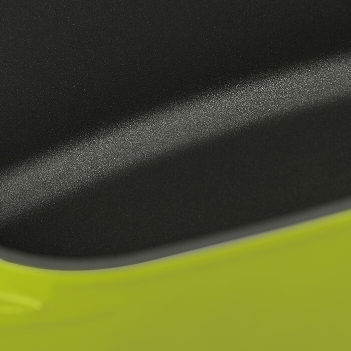 Relaxdays Green Roasting Pan with Glass Lid