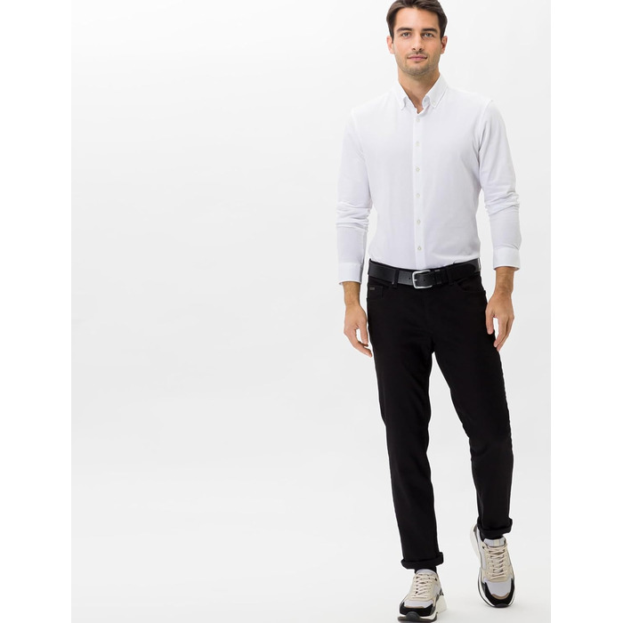 Чоловічі джинси BRAX Cadiz Straight Fit (46, Perma Black) - класичні п'ятикішенні джинси