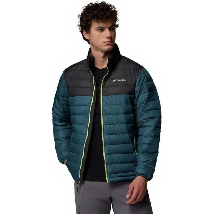 Чоловіча безрукавна куртка Columbia Powder Lite™ II Vet Daunenjacke, колір Tone Green, розмір M, Everblue, Hai