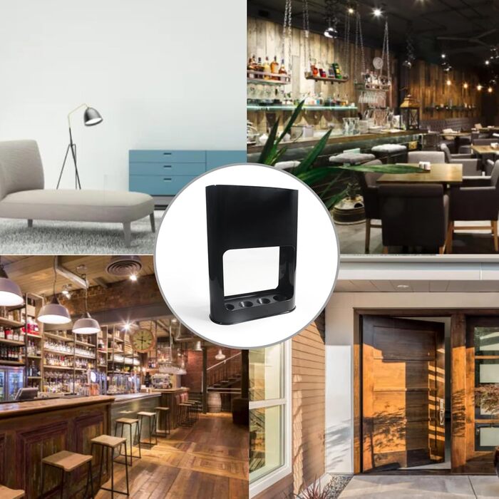 Підставка для парасоль підставка для парасоль 4 слоти, чорна, для дому