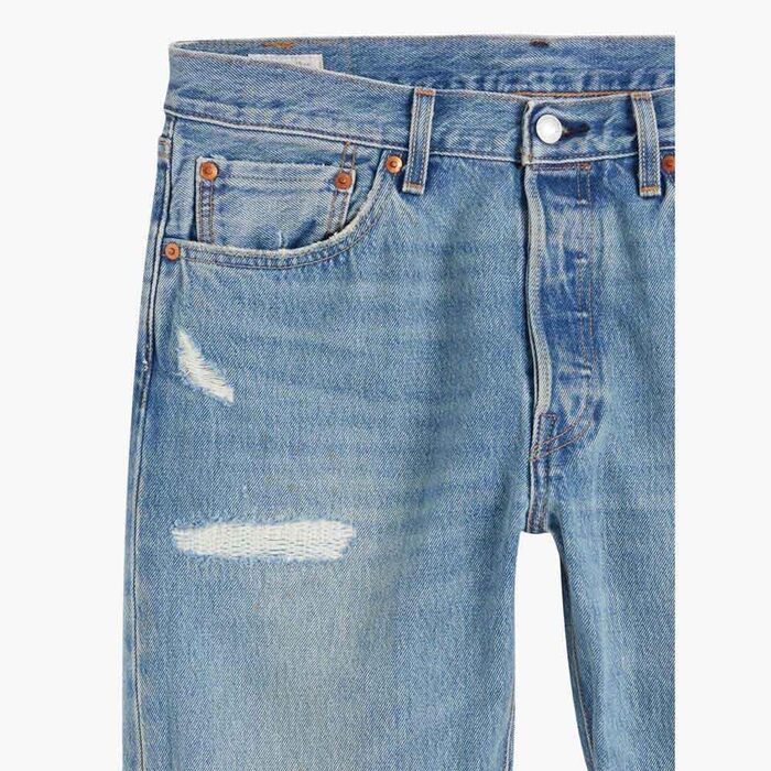 Джинси Levi's 501 Original Fit чоловічі, класичний крій, синій денім
