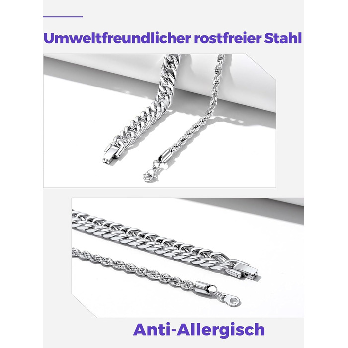 Набір браслетів для чоловіків Richsteel з нержавіючої сталі, 2 шт/3 шт, чорний/сталь/золотий, 9/8/4 мм, довжина 19/21/23 см, для подарунка