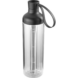 Блендер ZWILLING Smoothie Maker з пляшкою, 600 мл, 300 Вт, нержавіюча сталь/пластик, чорний