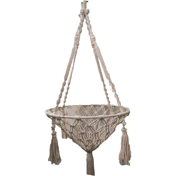 Макраме ліжко для котів, гамак для котів, гойдалка для котів, ручної роботи, підвісні гнізда для котів, діаметр 35 см