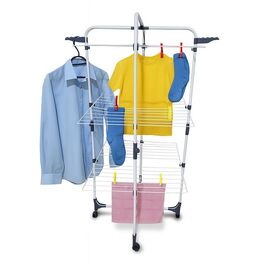 Relaxdays 33m Clothes Drying Rack with Wheels
