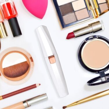 Електричний тример для видалення волосся URAQT 2-в-1: для обличчя, тіла, брів, губ та підборіддя. Вбудоване LED-підсвічування.