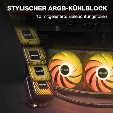 Система водяного охолодження be quiet! Pure Loop 3 LX 360mm для AMD/Intel - 240мм, 2x 120мм вентилятори
