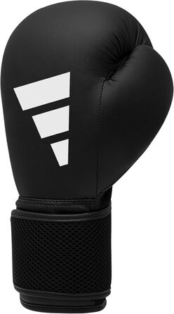 Боксерські рукавички Adidas Hybrid 25 - Початкова модель, чорний колір, 10 oz