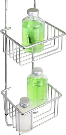 Підвісна полиця для душу Kowald Design, хром, вузька, 68x15x12 см