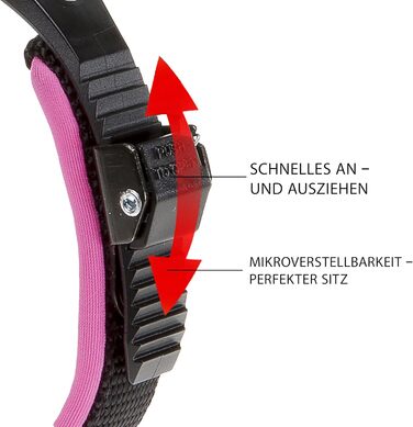 Нашийник для собак Ferplast ERGOFLUO C15/42 з м'якою підкладкою та мікрорегулюванням, рожевий (43x51x25 мм)