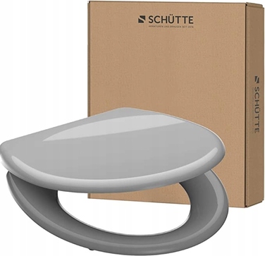 Сидіння для унітаза Schütte 82302, сірий дуропласт