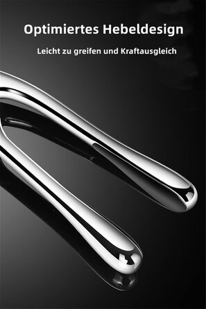 Прес для часнику, кухонний інструмент з зручною ручкою – Ефективний інструмент для отримання часникової пасти – Легко миється Garlic Press