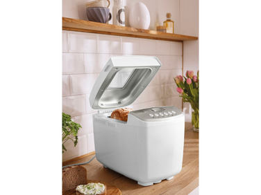 Хлібопічка SilverCrest EDS SBB 850 F2, біла, 850 Вт