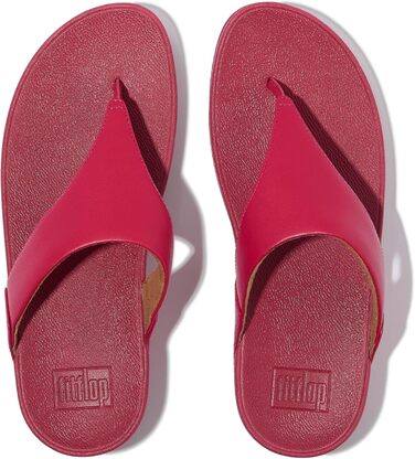 Сандалі жіночі Fitflop Lulu з шкіри, червоно-ягідного кольору, розмір 38 EU