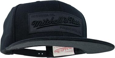 Кепка Mitchell & Ness 2 Tone Box Logo Snapback чорного кольору (однак розмір)