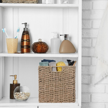Woven Seagrass Storage Basket