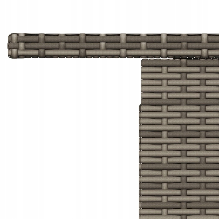 Прямокутний стіл з техноротанга VidaXL, 100 x 55 x 73 см
