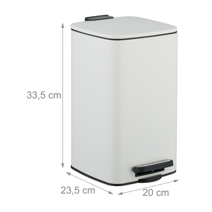 Relaxdays Square Cosmetic Container 8 Liters
