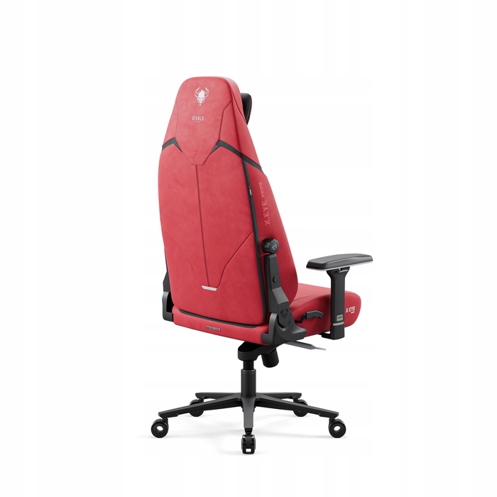 Ігрове крісло Diablo Chairs X.EYE PRIME, тканина, чорно-червоне