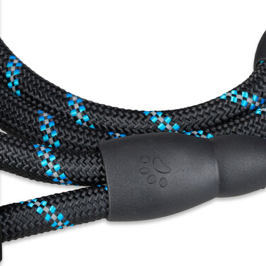 Relaxdays Padded Dog Leash, Black, 150 cm