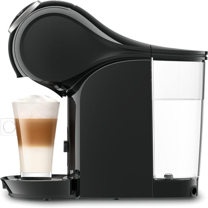Кавомашина капсульна NESCAFÉ Dolce Gusto De'Longhi Genio S Plus EDG315.B, 0,8 л, чорна, для еспресо, капучино, латте