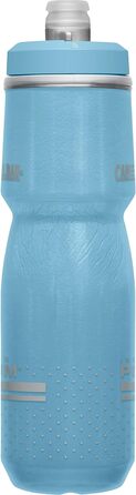 Camelbak Podium Ice Sport Water Bottle, Squeeze Bottle, for Running, Cycling, Hiking (Stone Blue, 710 ml)