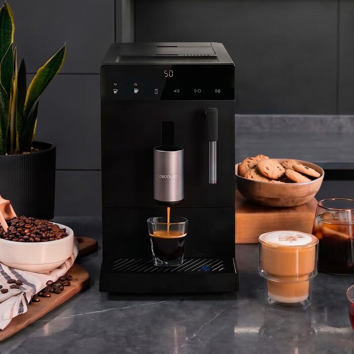 Кавомашина автоматична Cecotec Cremmaet Compact Elite 19 Bar з млинком для зерен та термоблоком