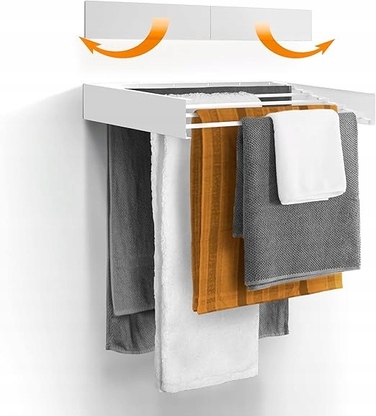 Настінна сушарка для білизни Urban Nouk, 12 x 70 см
