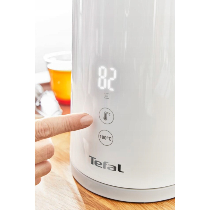 Електричний чайник Tefal KO693110, 1800 Вт, 1,5 л, білий