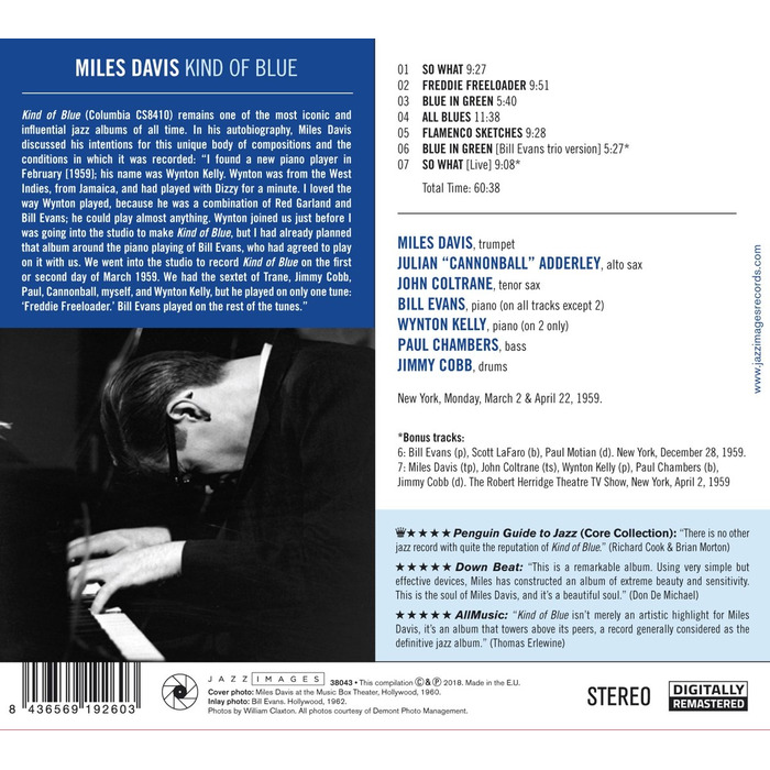 Miles Davis Kind of Blue – Вінілова платівка LP (оригінальне видання)