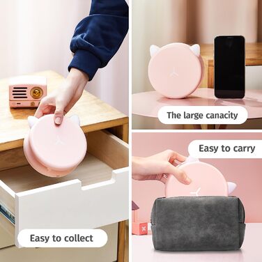 Світлодіодна лампа для читання One Fire 48 LED, рожева - 3 режими, 10 рівнів яскравості, USB, адаптер 10W, 40 см, гнучка 360°, нічник для дитячого ліжечка