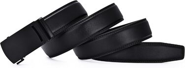 Чоловічий шкіряний ремінь на пряжці, ширина 35 мм, довжина 125 см, підходить для об'єму талії 92-107 см. Ідеально для костюма, ділового стилю та джинсів.