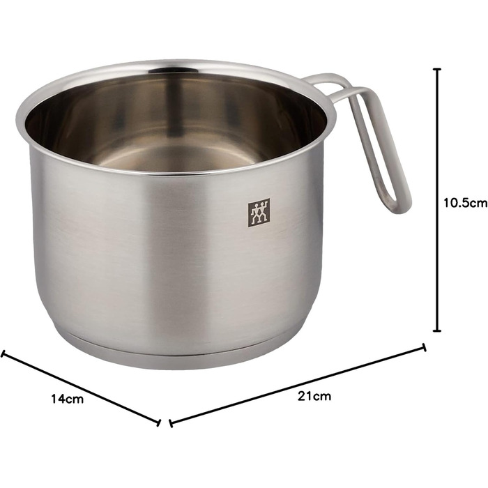 Каструля для молока Zwilling Pico 14 см, нержавіюча сталь 18/10