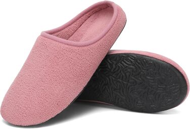 Тапочки жіночі Mishansha, теплі, зимові, кораллового кольору, з велюру, розмір 36 EU, рожеві