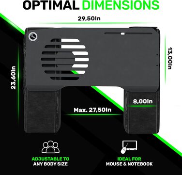 Couchmaster CYBOT: ергономічний столик для ноутбука на диван, софу чи ліжко