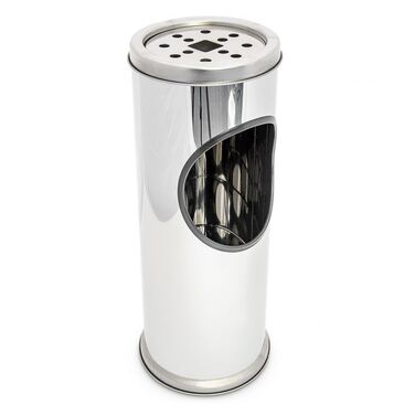 Relaxdays Stainless Steel Cup Holder, 37 cm