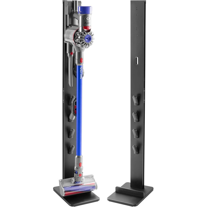 RICOO Vacuum Cleaner Stand Charging Station for Dyson - Compatible with Dyson Cordless Handheld Vacuum Cleaners V6 V7 V8 V10 V11 V12 V15 - Vacuum Cleaner Holder SH002 Height 1280 mm Black Vacuum Cleaner Stand Sh002