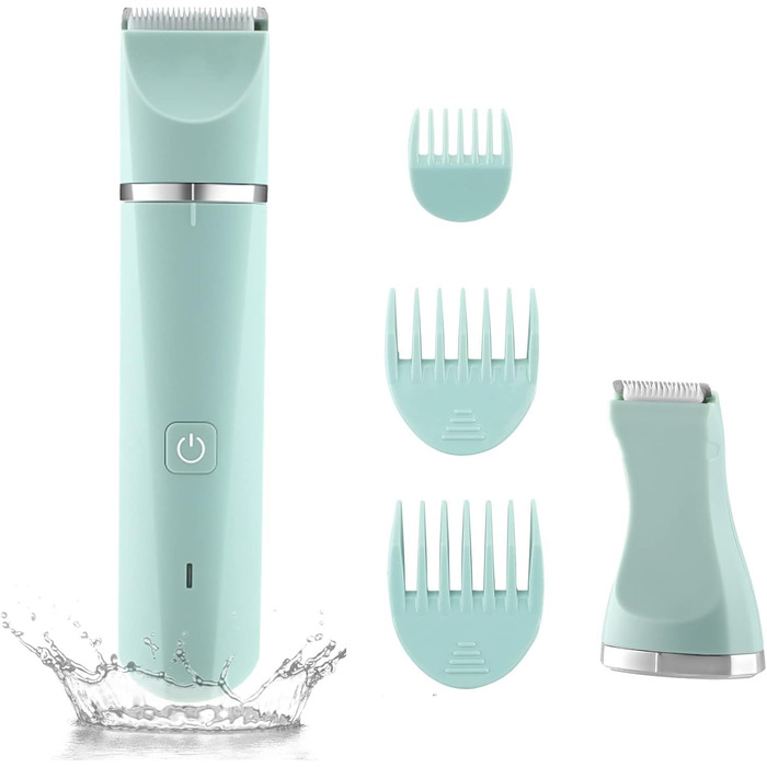 Електричний триммер для бікіні та тіла: для жінок та чоловіків, з керамічними лезами Dunkelgrün