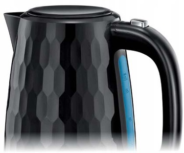 Електричний чайник Russell Hobbs Honeycomb, 2400 Вт, 1,7 л, чорний