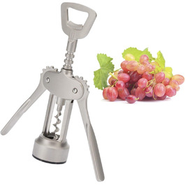 Westmark Lever Corkscrew with Bottle Opener - Stainless Steel & Zinc Die-Cast - Fino Finish - 61605580