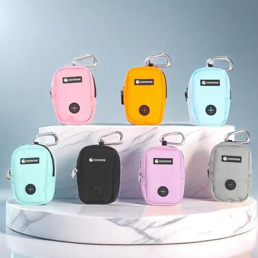 Сумка для ласощів та пакетиків для вигулу собак COOWONE, рожева (чорна)