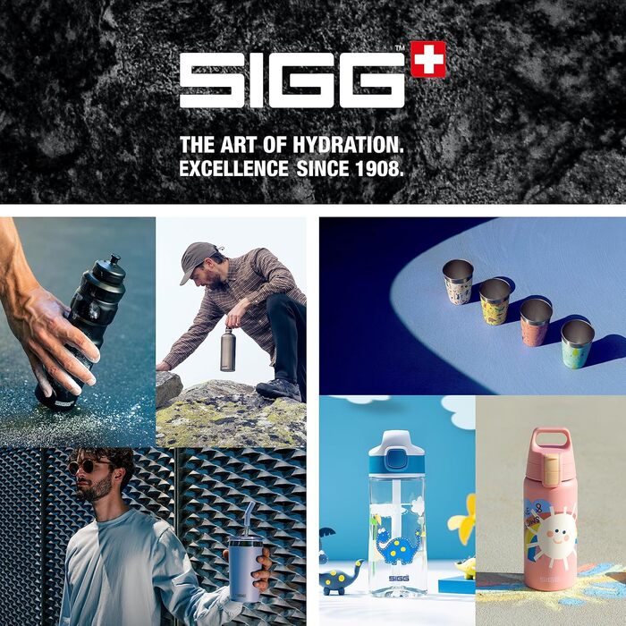 Дитяча термобутилка SIGG Shield Therm ONE 0,5 л, ізольована, для газованих напоїв, герметична, легка, BPA-free