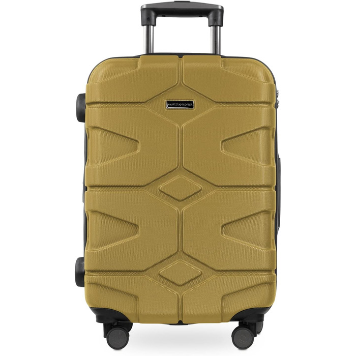 Чемодан X-Kölln 2 в 1: валіза-ролтовий кейс, TSA, (S & L), матовий (Золота осінь, 55 см)