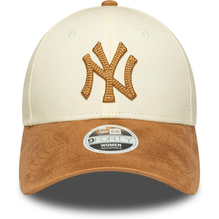Кепка New Era MLB New York Yankees для жінок, бейсболка з логотипом, регульована, вигнутий козирок