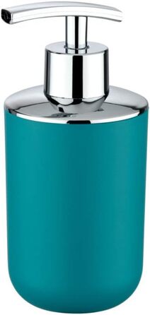 Дозатор мила WENKO Brasil, 0.32 л, пластик (TPE), 7.3 x 16.5 x 9 см, Petrol