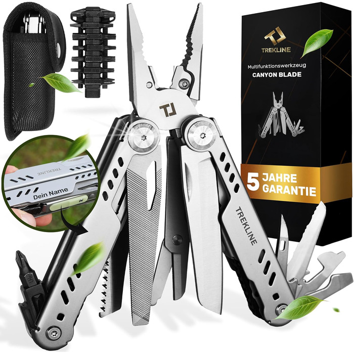 Мультитул Canyon Blade з нержавіючої сталі: 35+ функцій, ніж, мультиінструмент для кемпінгу та виживання