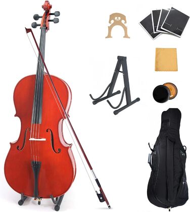 Скрипка Cello 4/4 – повний комплект для початківців та професіоналів. Включає футляр, смичок, каніфоль, струни, тюнер та каподастр. Ідеально підходить для дітей, дорослих та музичних шкіл.