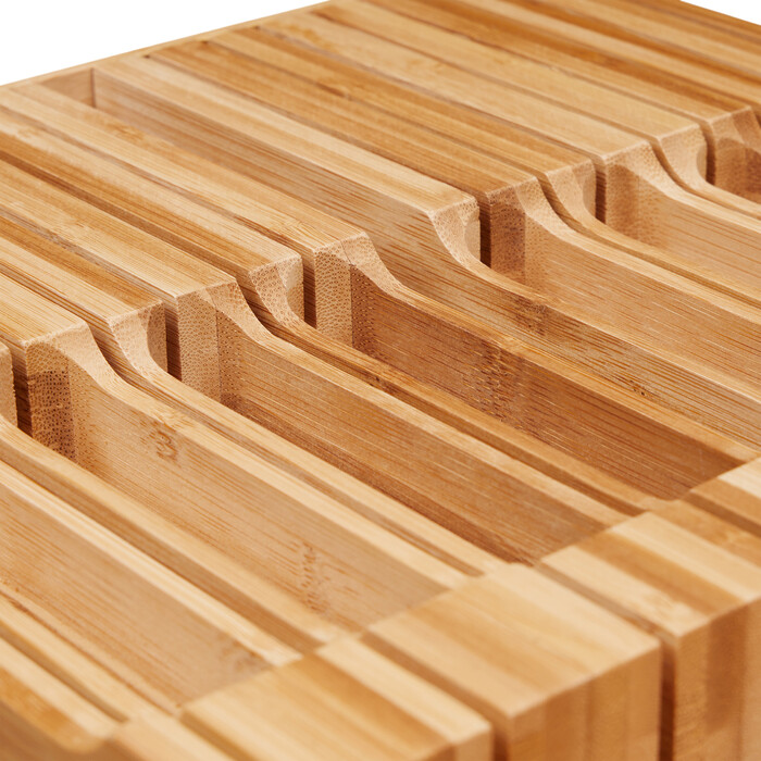 Relaxdays Drawer Knife Holder for 12 Knives